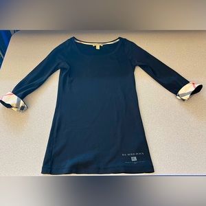 Burberry Brit Black 3/4 Sleeve Shirt